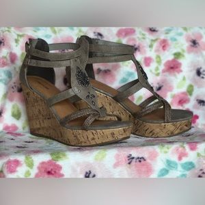 Maurice’s Embellished Wedge Size 10